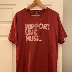Support Live Music Rock & Roll Hall of Fame Shirt
